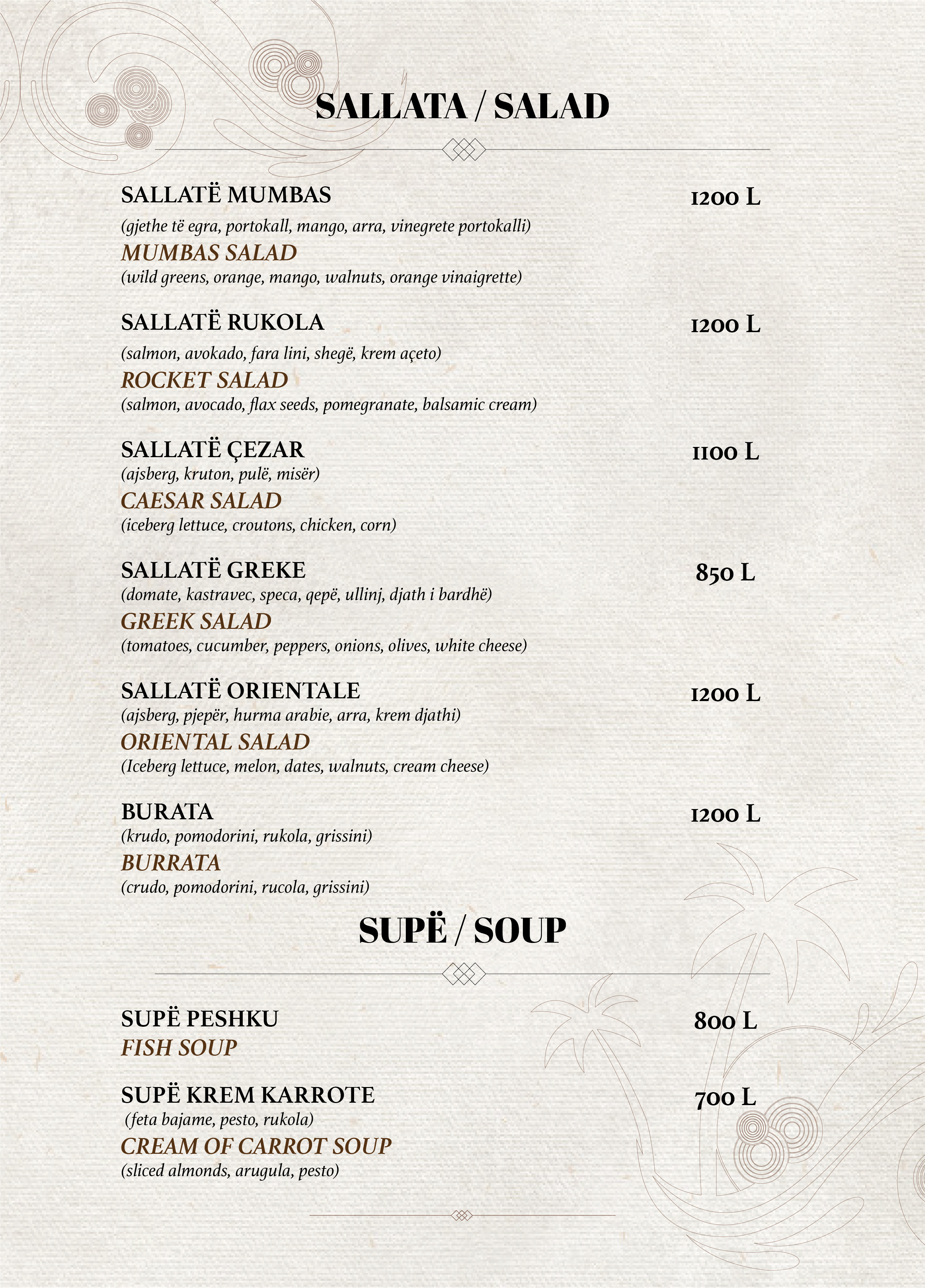 Menu Page 3
