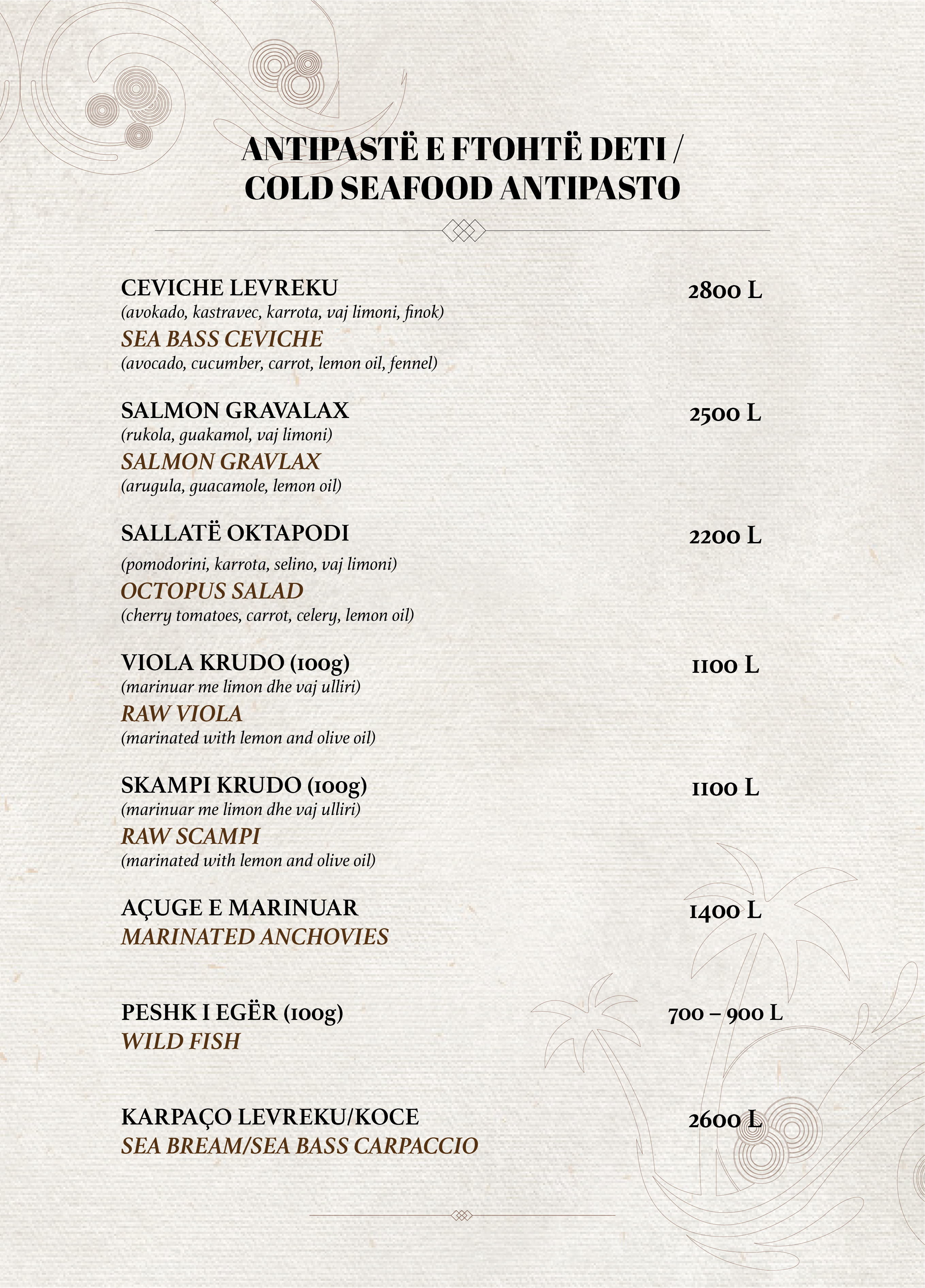 Menu Page 2