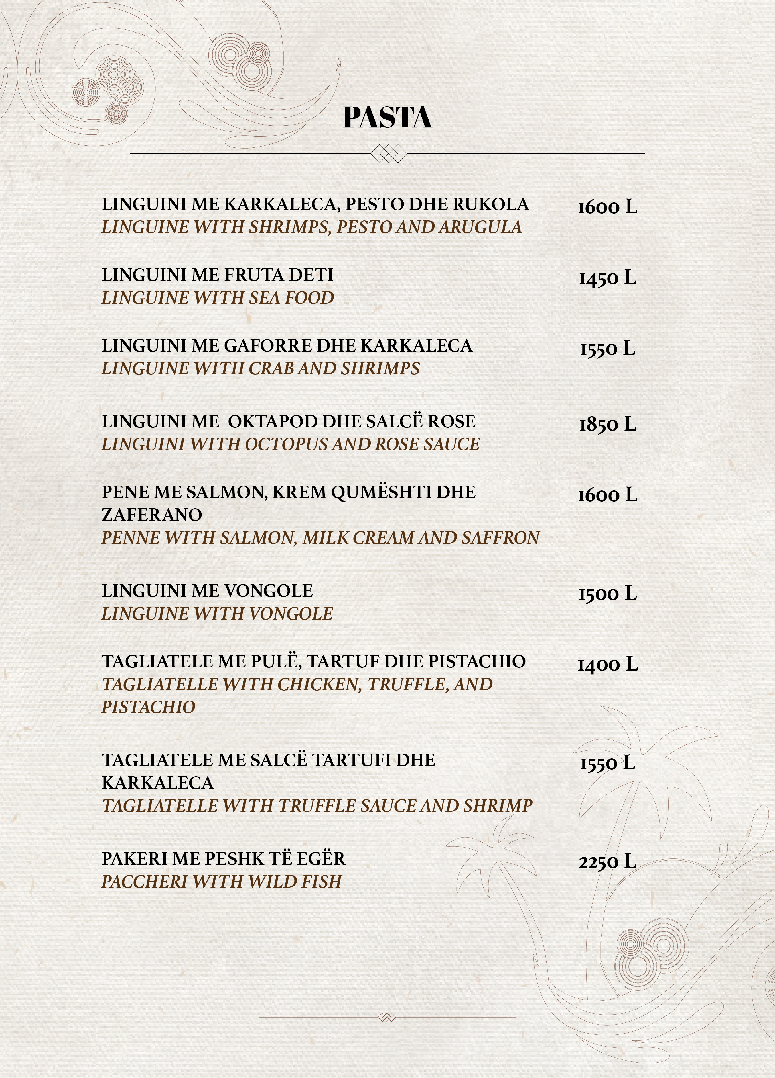 Menu Page 4