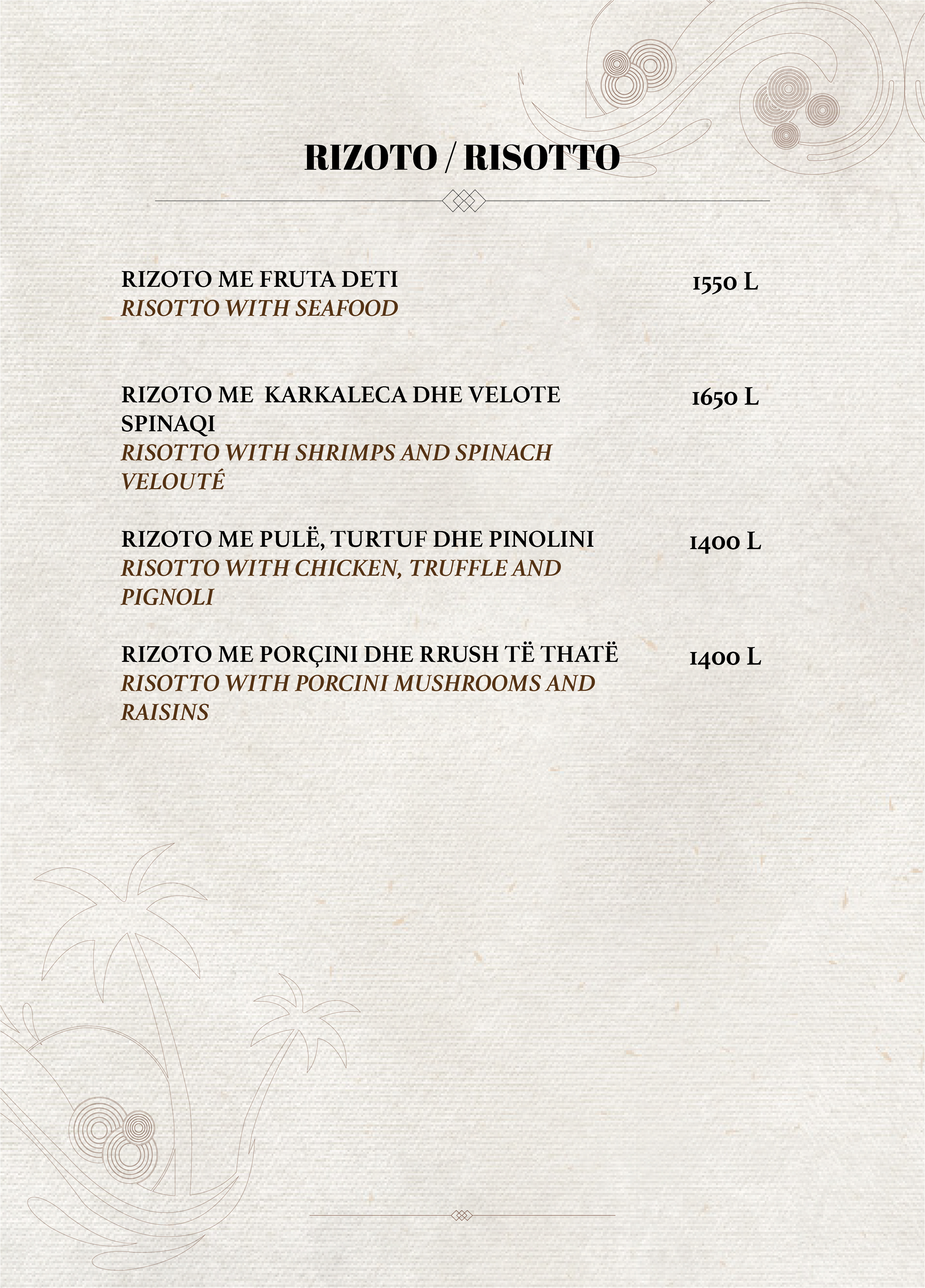 Menu Page 2