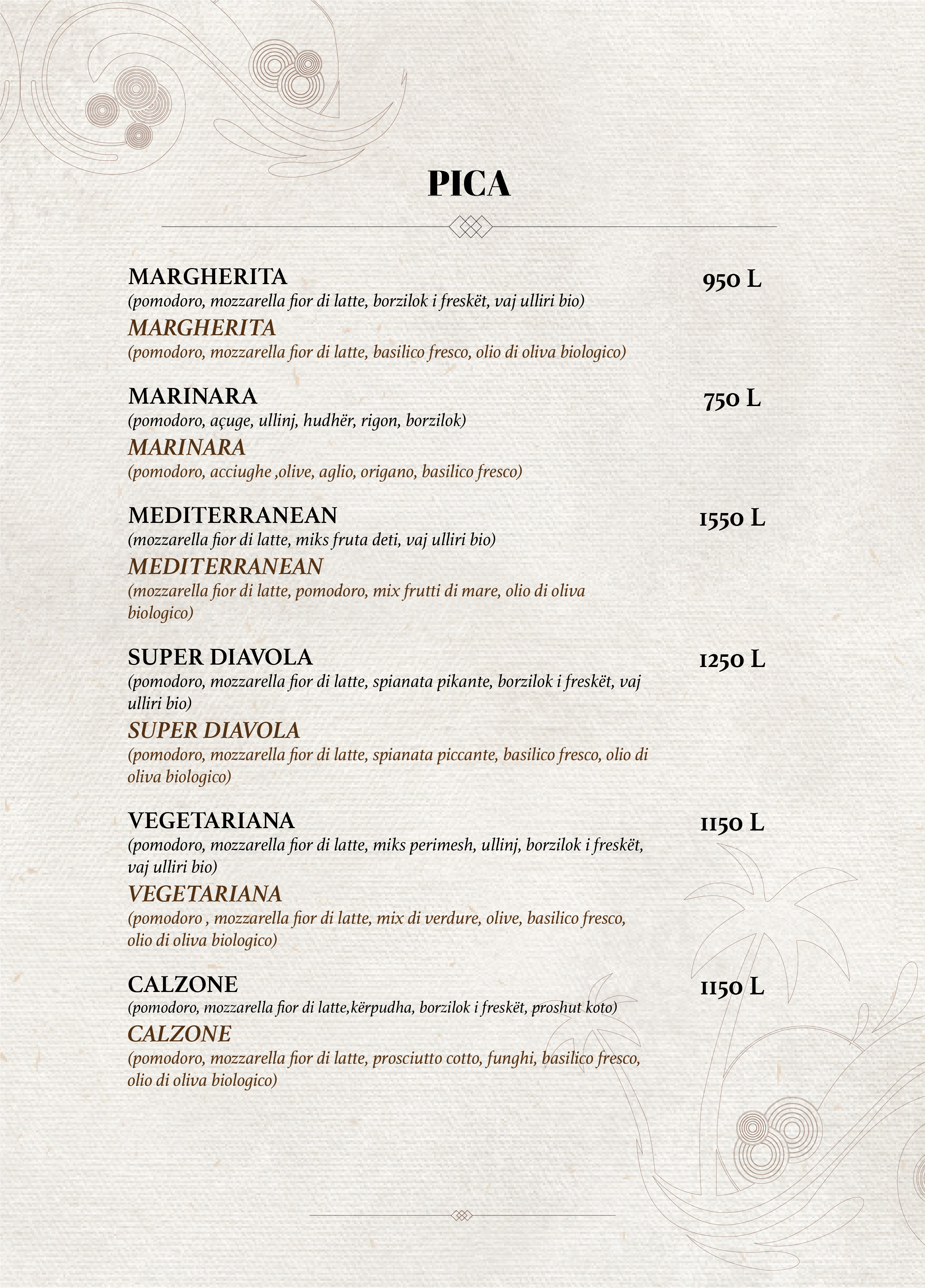 Menu Page 4